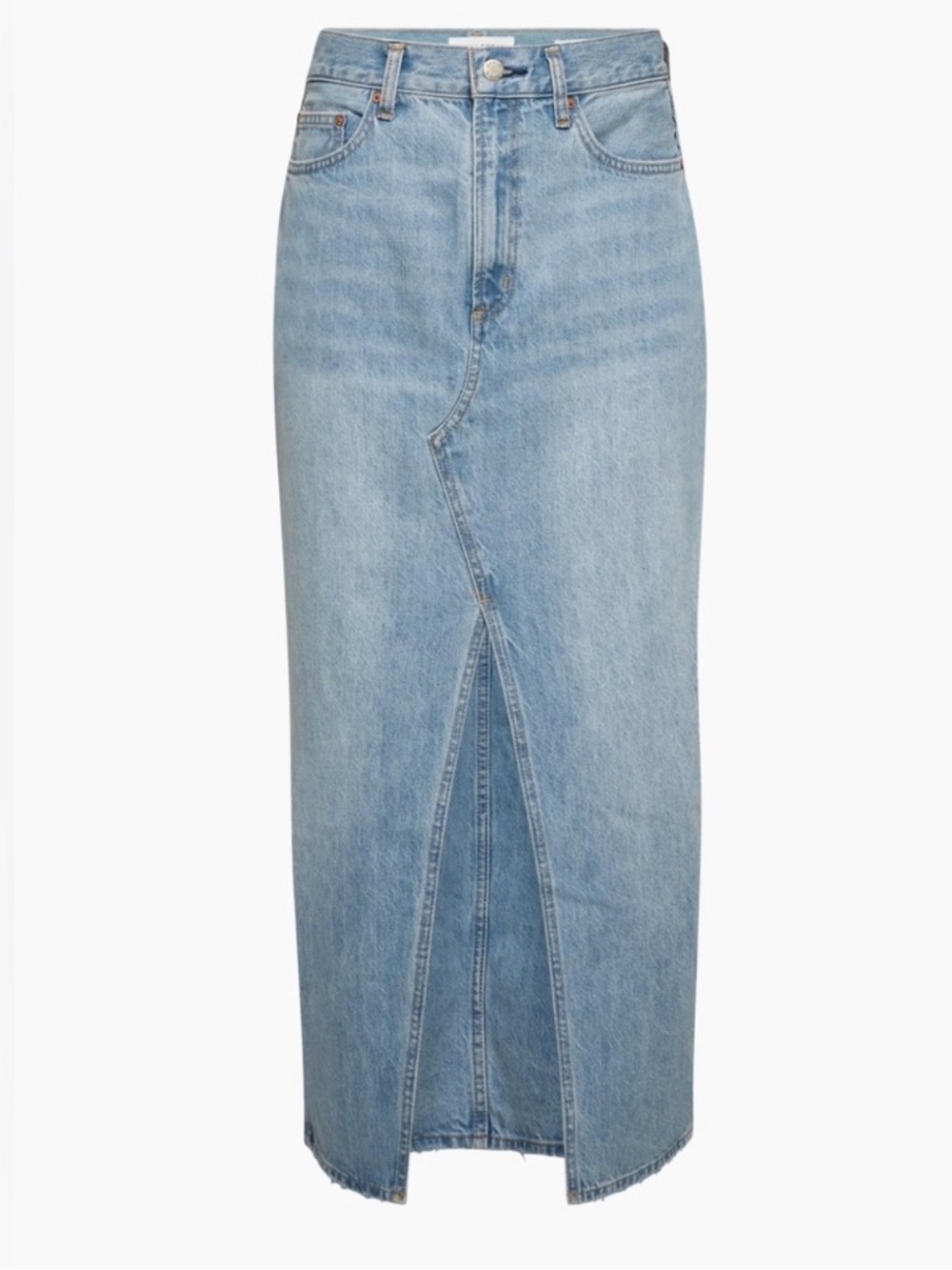 Aritzia Denim Forum ’90s Vintage Maxi Denim Skirt | 26 | 7 Yrs Bleu Taboo NWT